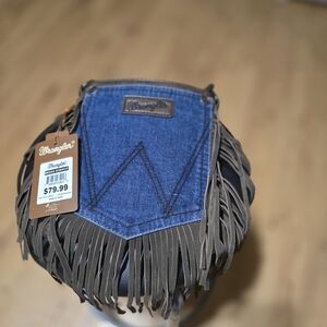 Wrangler Denim Fringe Bag